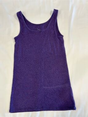 a new day Heathered Purple Tank Dress